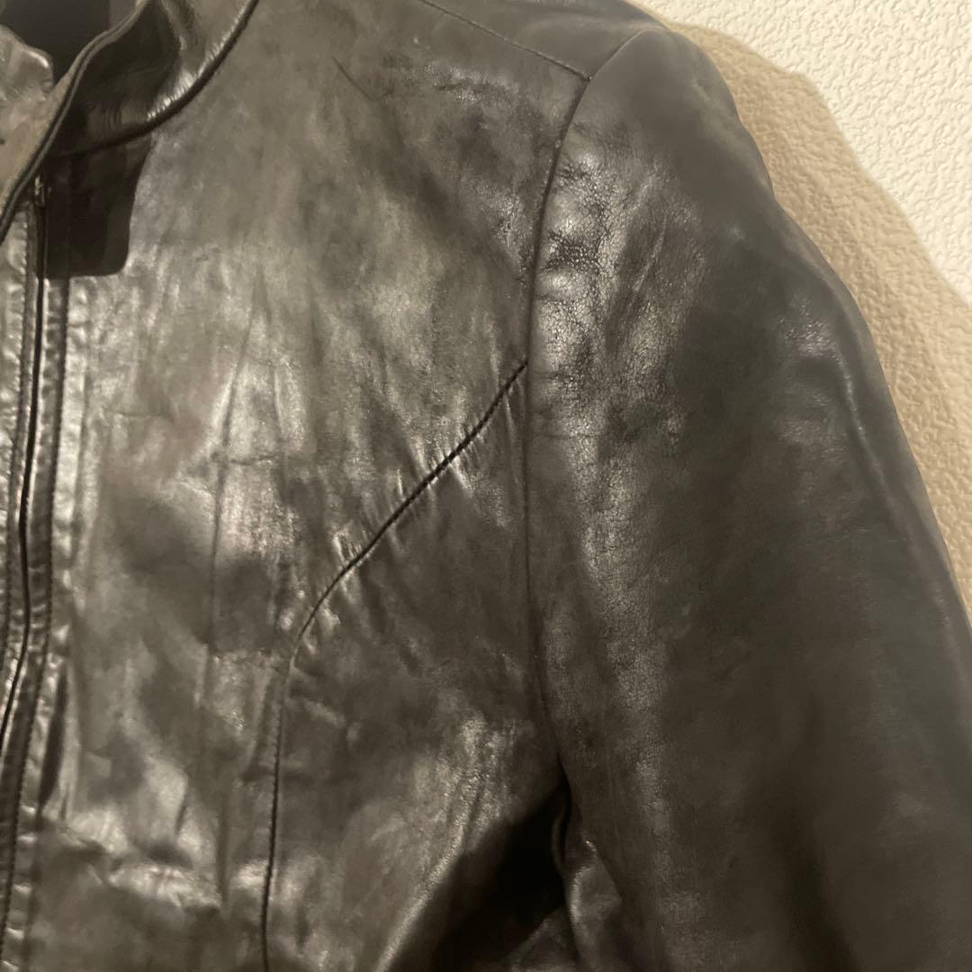 KAZUYUKIKUMAGAI ATTACHMENT ライダースジャケット　牛革