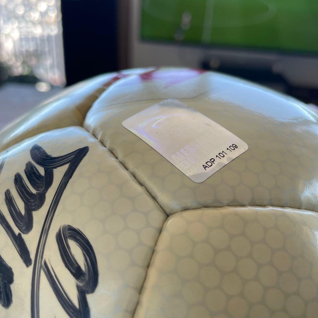 貴重　デルピエロサイン入　2002ワールドカップ公式ボール　Del Piero