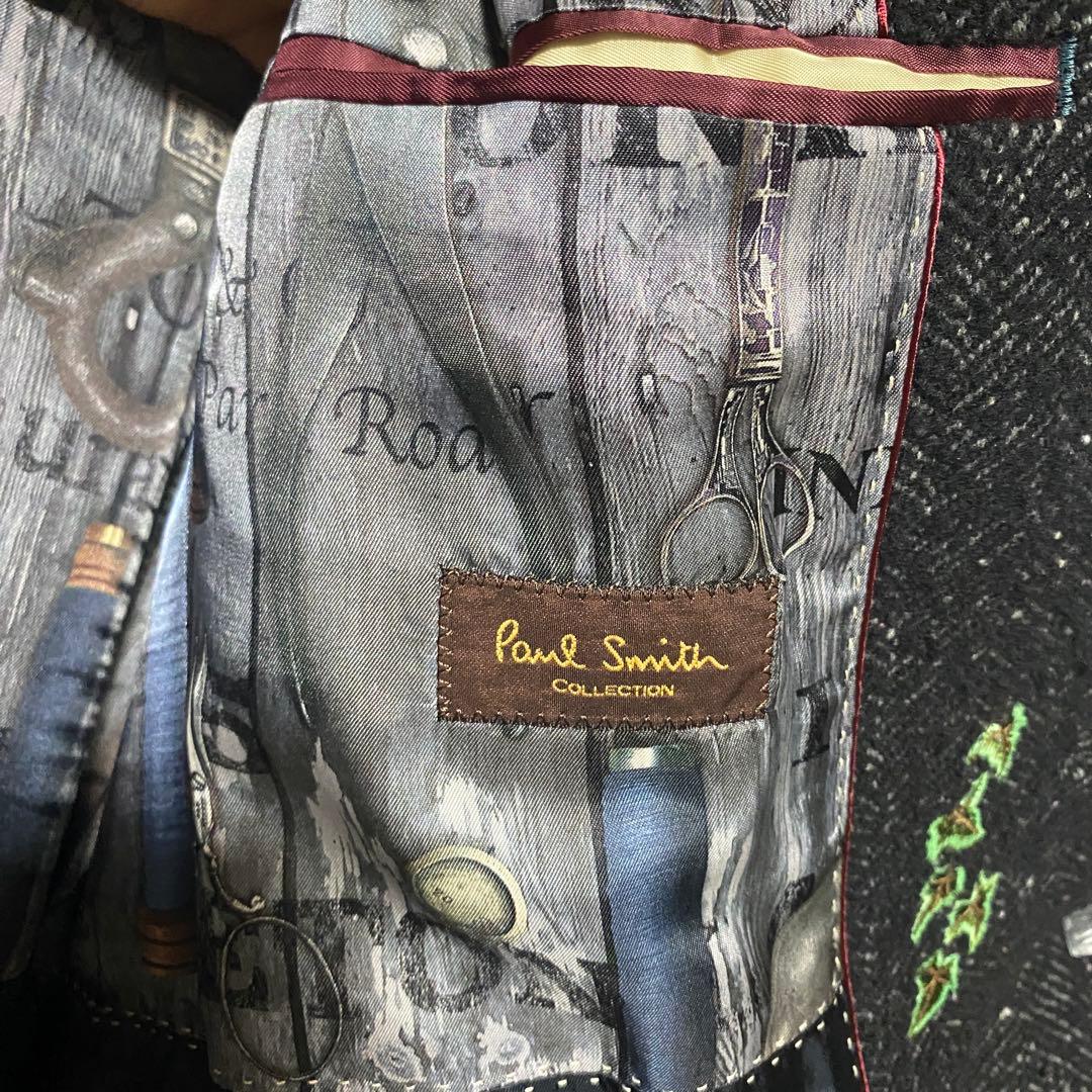 限定】20万 ゼニア ヘリンボーン チェスターコート ポールスミス