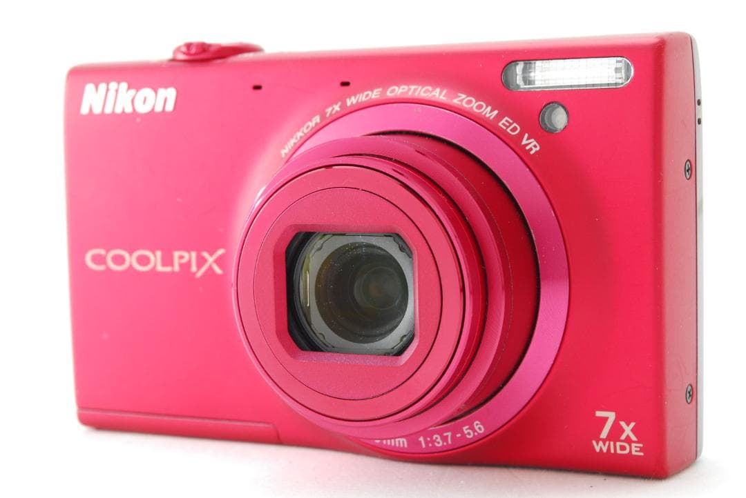 Nikon COOLPIX S6100 赤 付属品多数 動作確認済み