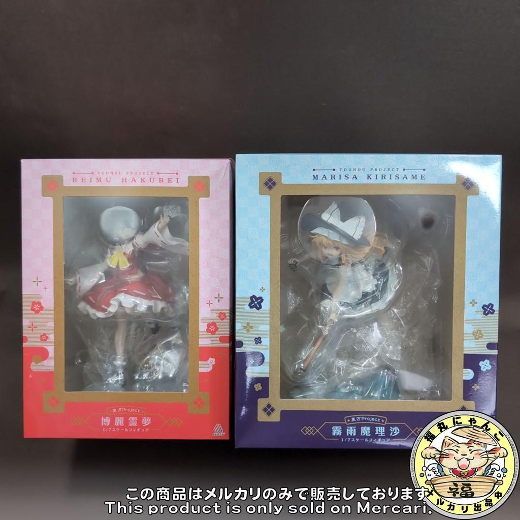 東方project 博麗霊夢 霧雨魔理沙　1/7 フィギュア　アニプレックス
