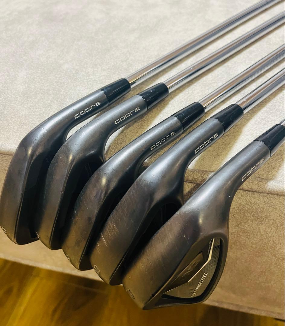 コブラ　アイアンセット　KING F9 FORGED TEC ブラック　明器