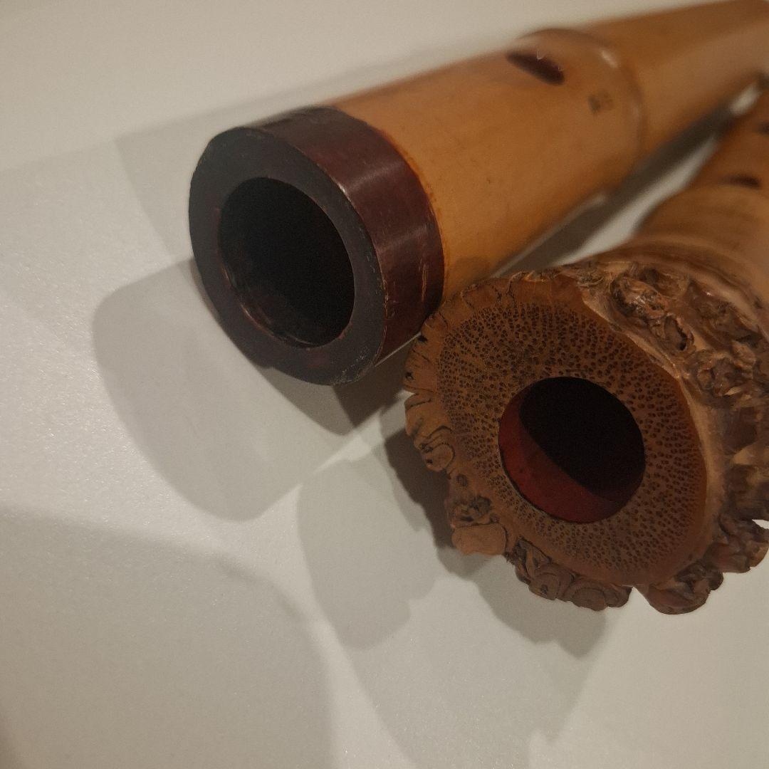 琴古流 尺八 坂野如延銘 時代和楽器