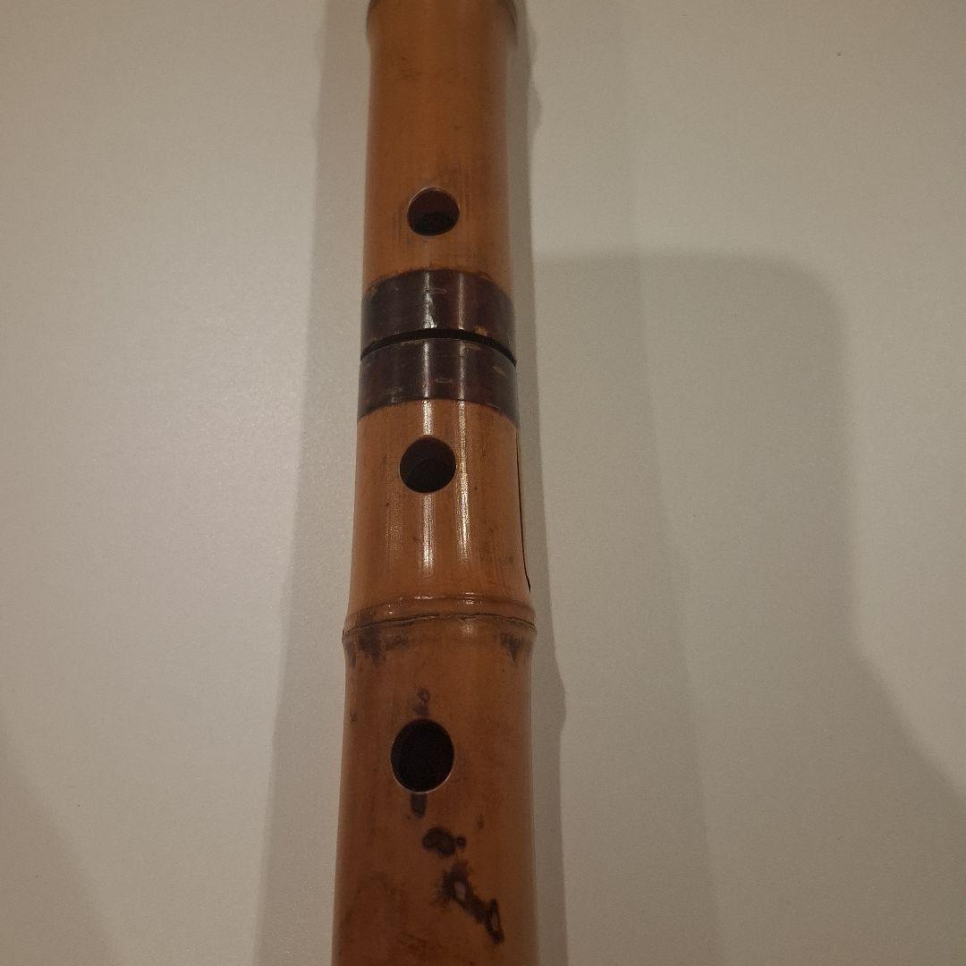 琴古流 尺八 坂野如延銘 時代和楽器