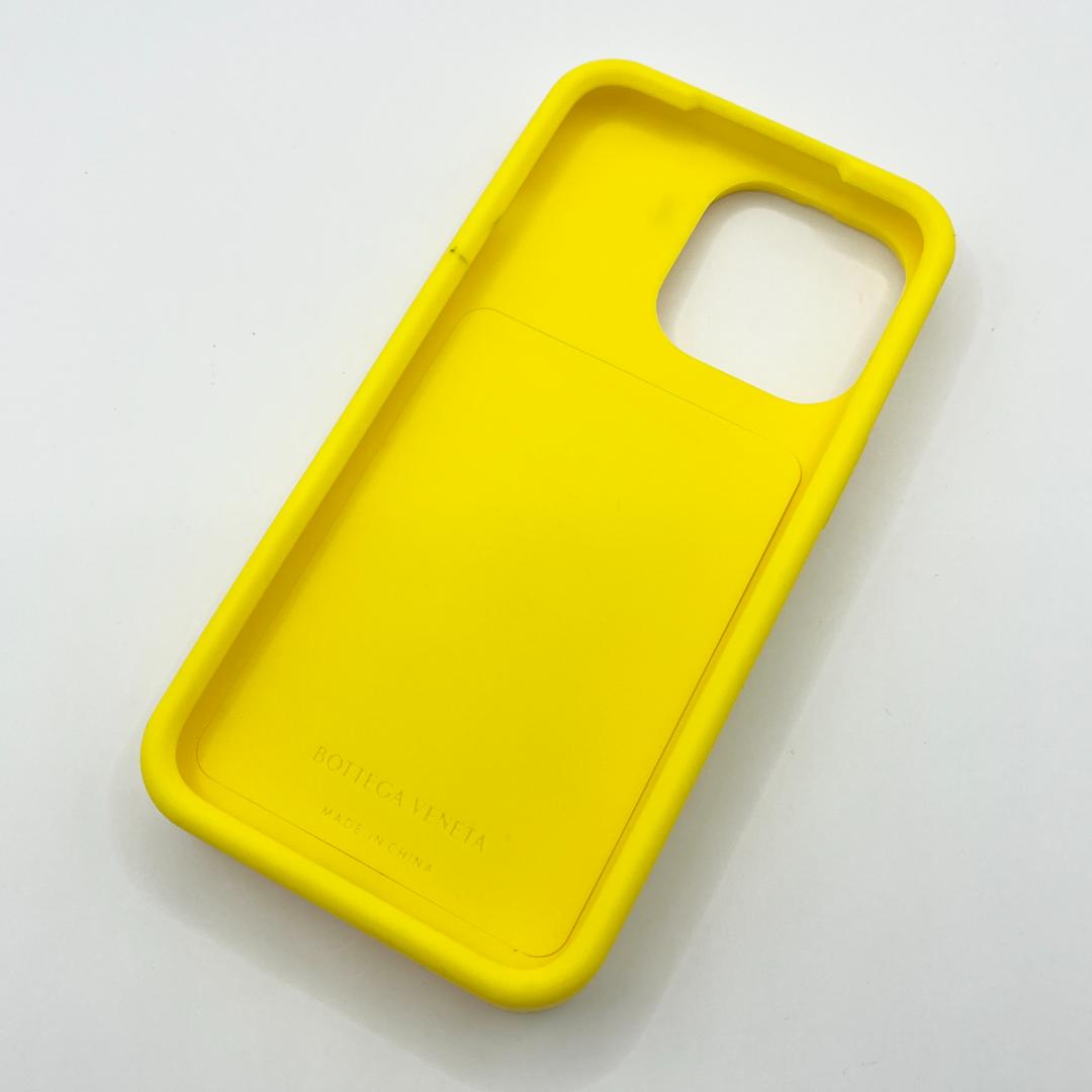 【新品】ボッテガ iPhone 13 PRO シリコンケース カードスロットつき