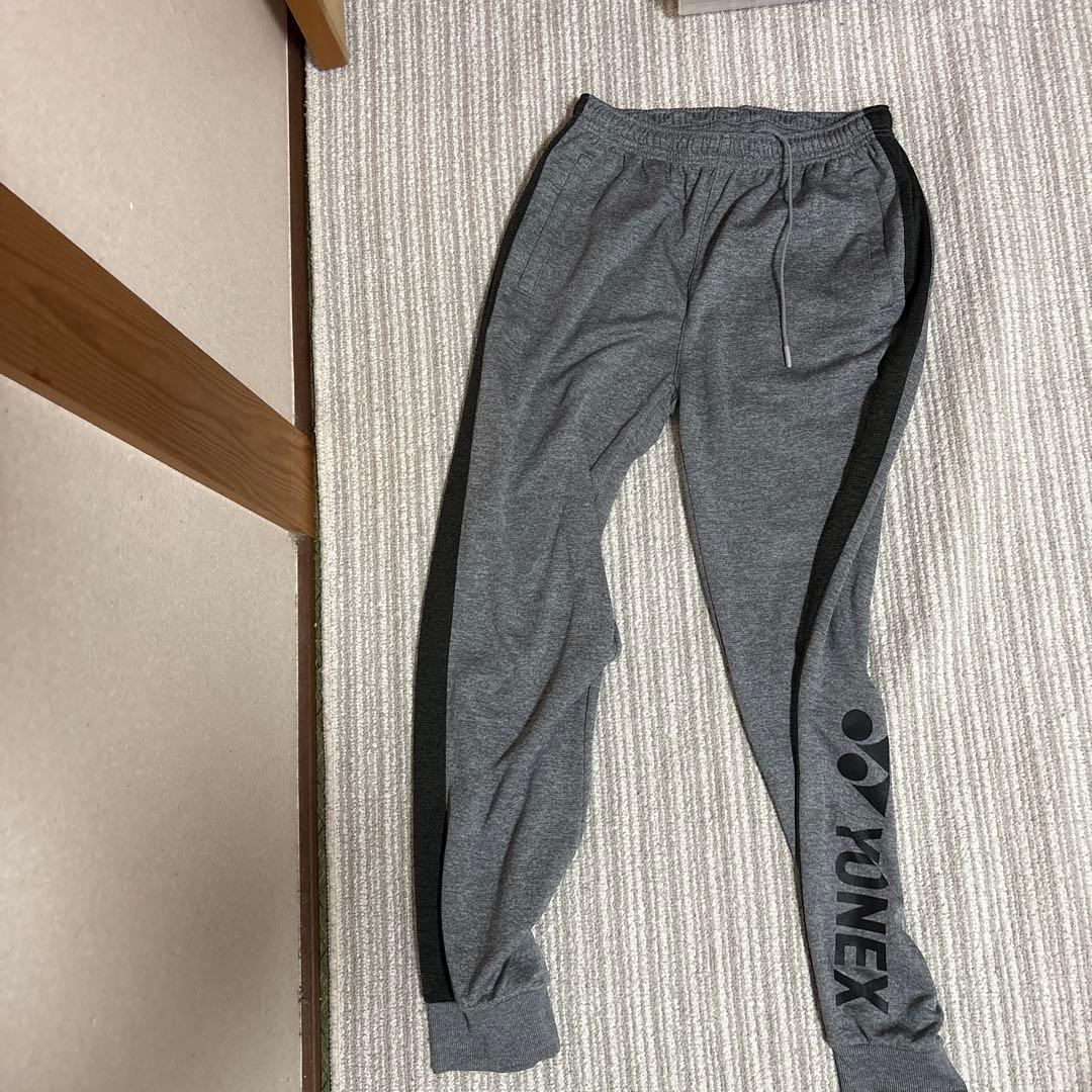 YONEX グレー スウェットパーカー上下セット