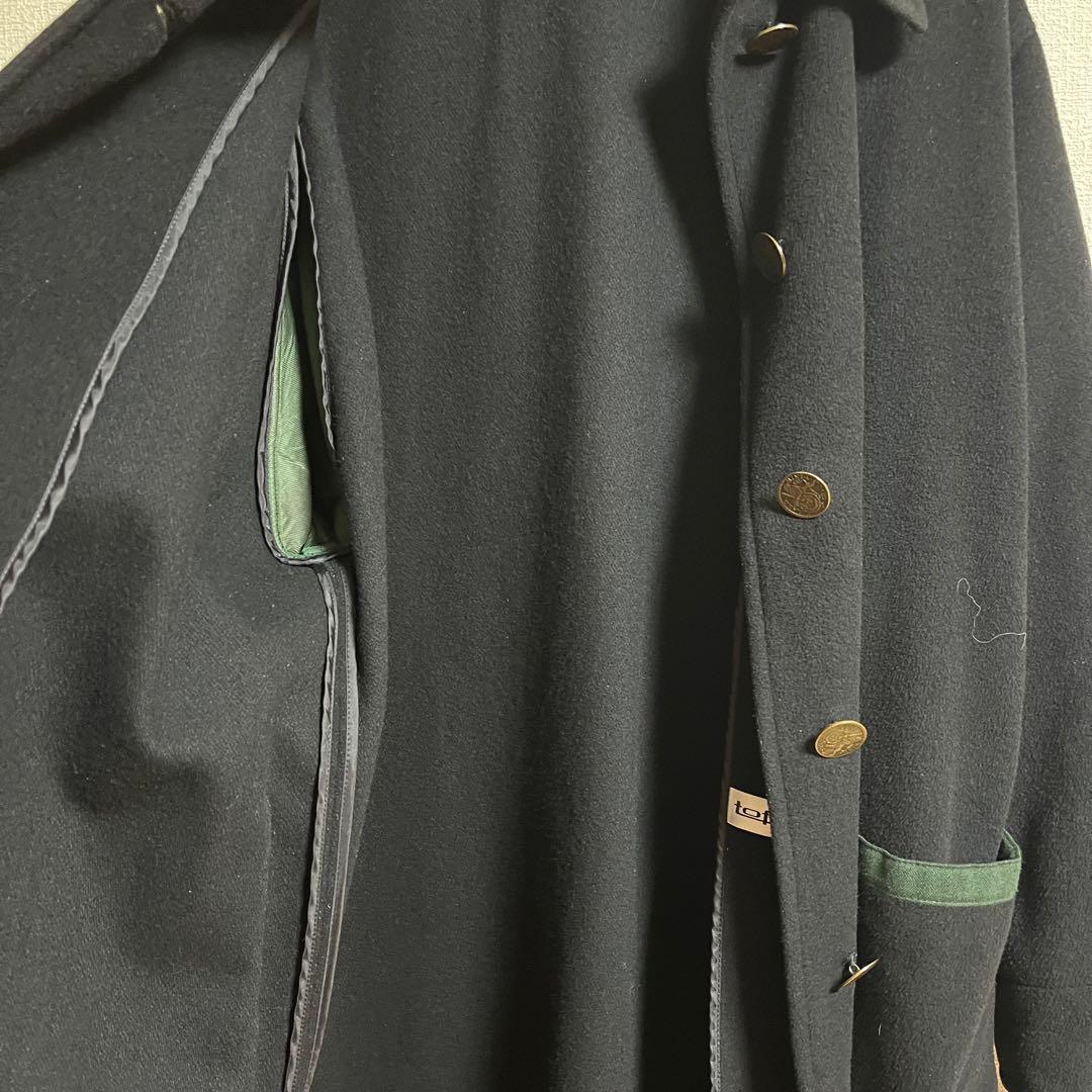 希少 ユーロ ヴィンテージ チロリアン ローデンコート ポンチョ メタルボタン