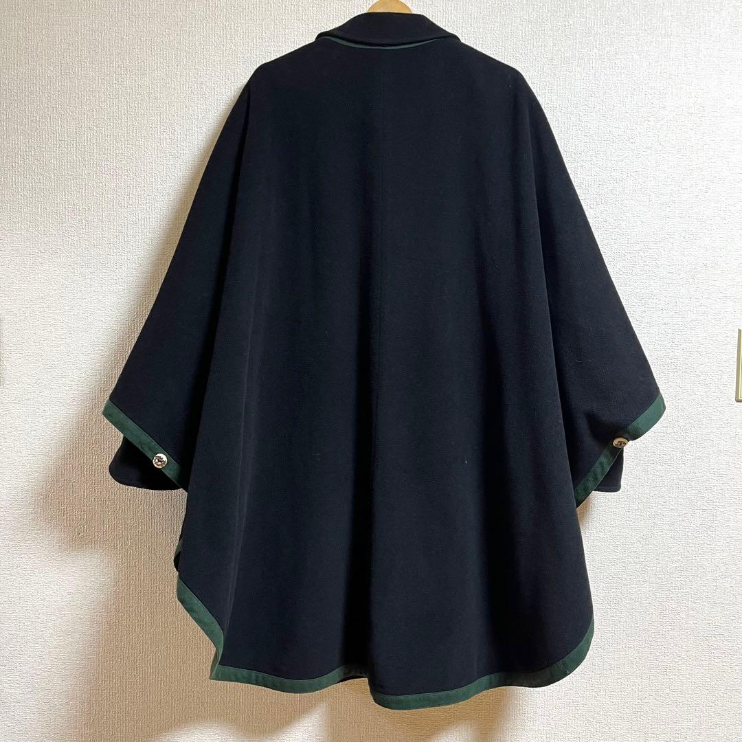希少 ユーロ ヴィンテージ チロリアン ローデンコート ポンチョ メタルボタン