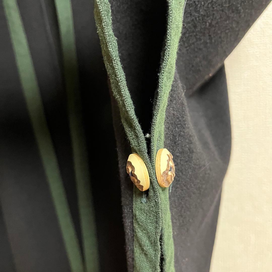 希少 ユーロ ヴィンテージ チロリアン ローデンコート ポンチョ メタルボタン