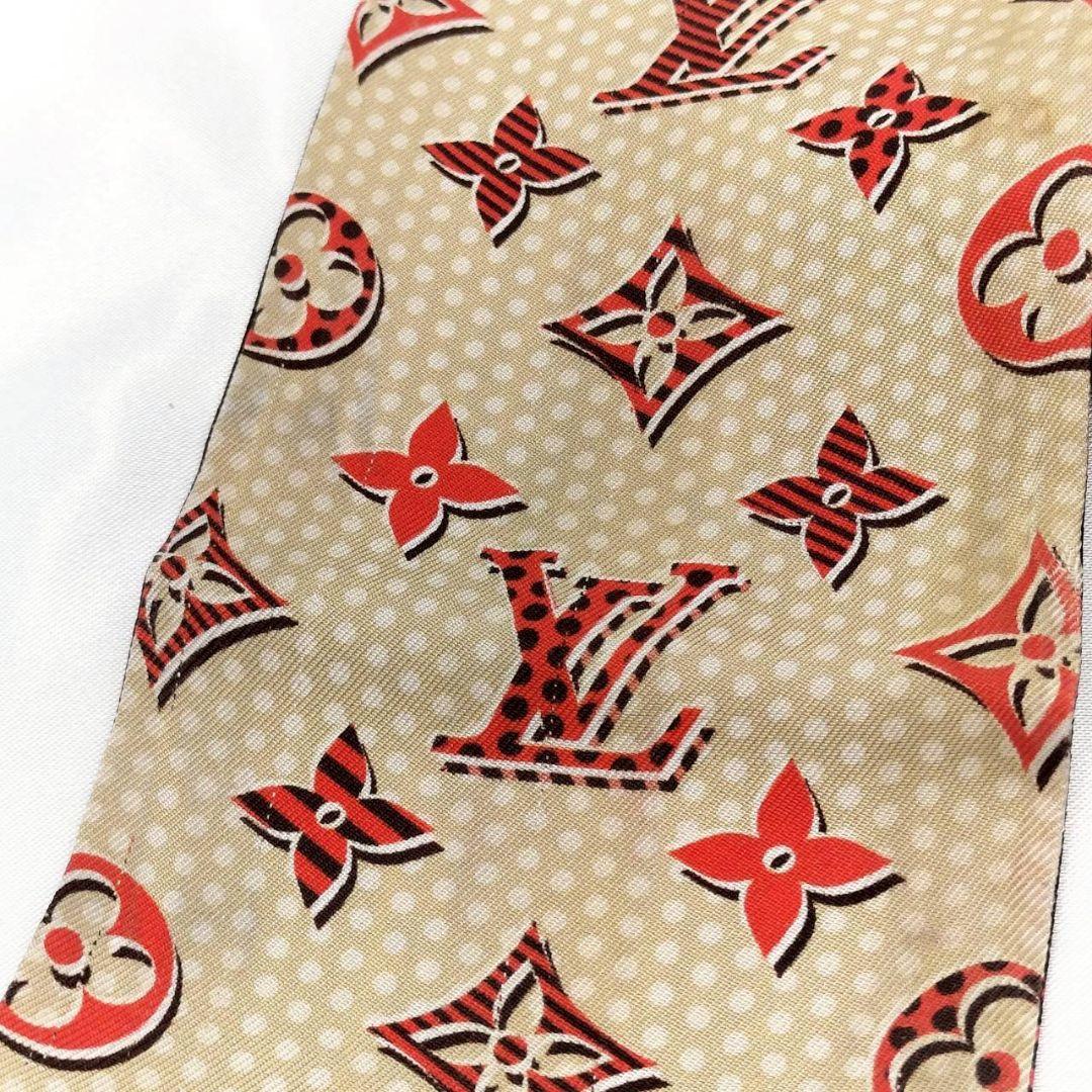 【極美品】1131 LOUIS VUITTON バンドー モノドッツ スカーフ