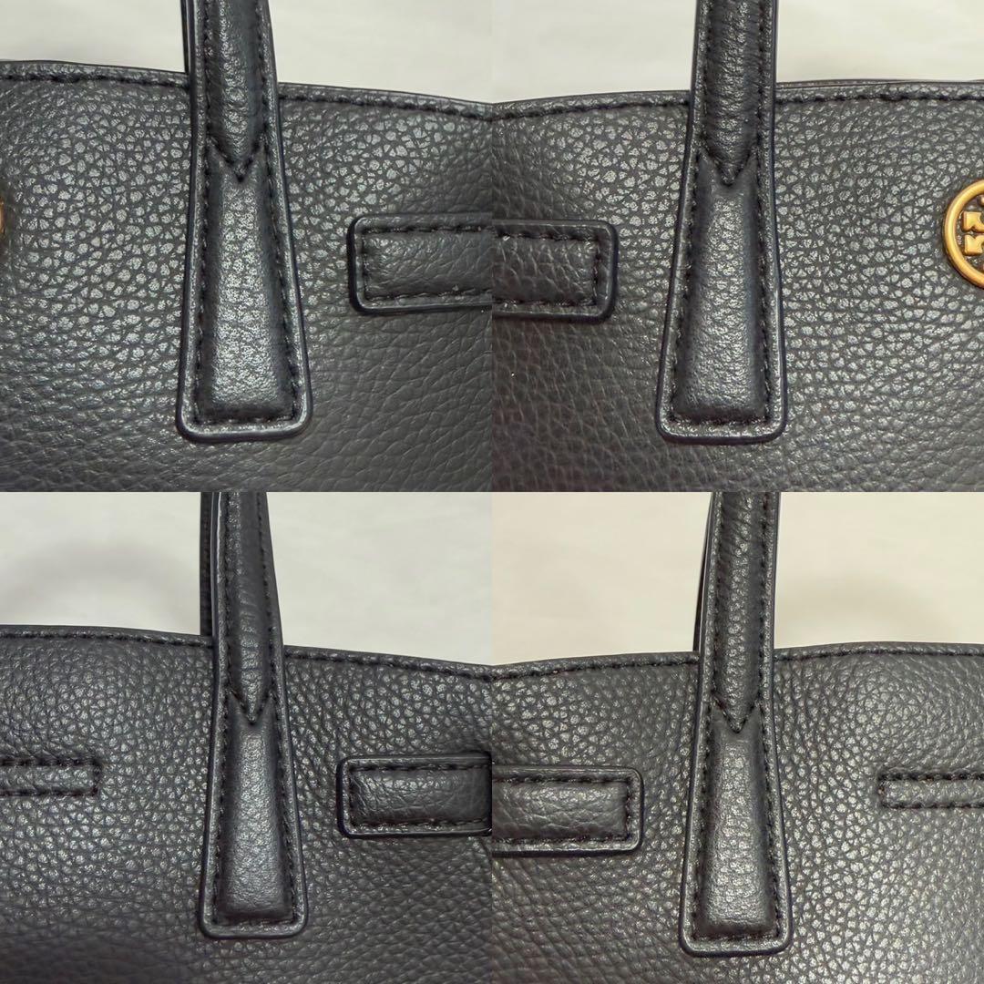 【新品同様】トリーバーチ ウォーカー マイクロサッチェル 2way バッグ 黒