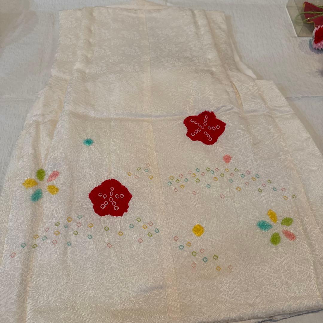 総額約6万円で購入！高島屋購入！正絹 被布　おまけの伊と忠草履と髪飾り付き