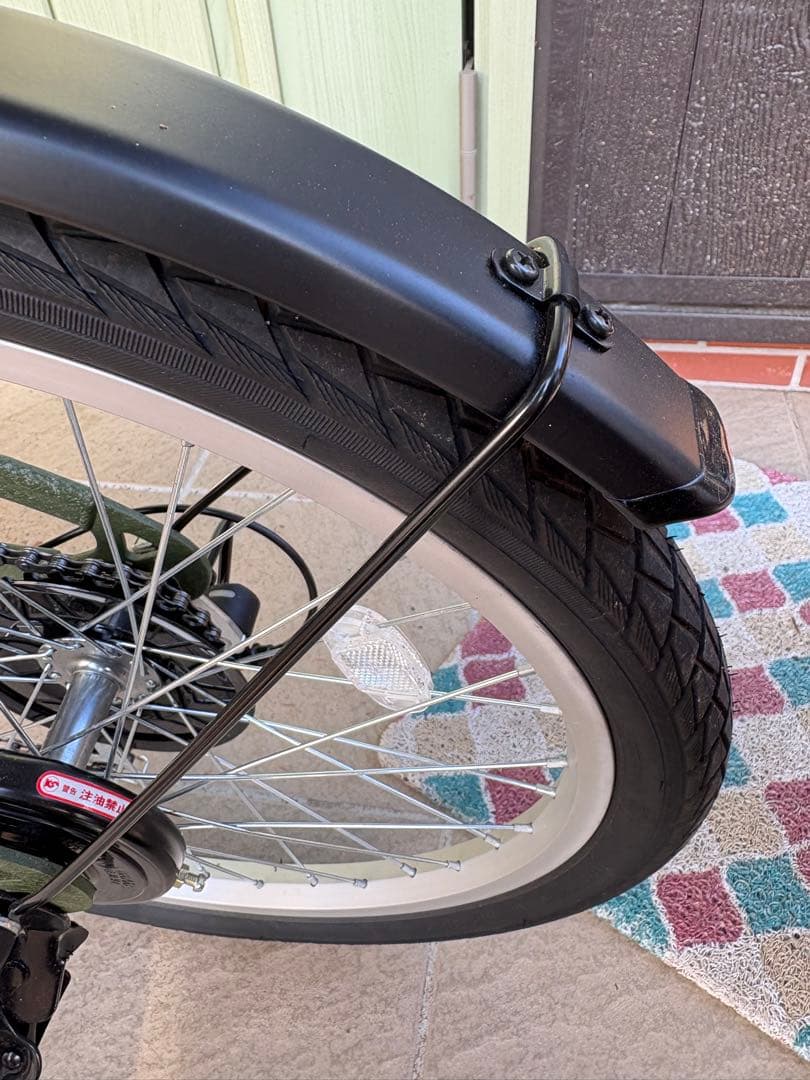 Jeep 折りたたみ自転車 JE-206G (オリーブ) 現行モデル