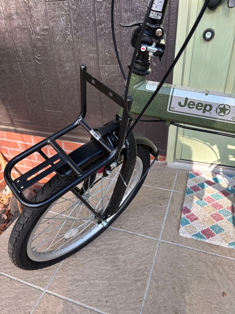 Jeep 折りたたみ自転車 JE-206G (オリーブ) 現行モデル