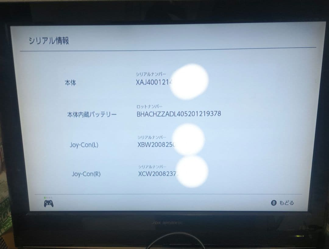 【ジャンク扱い】Nintendo Switch 本体 未対策機