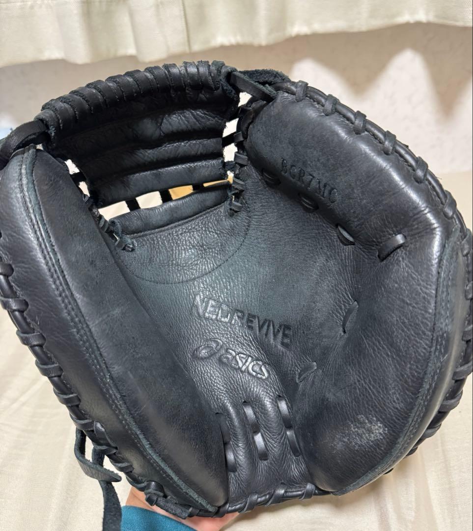 【軟式・ソフトボール兼用】アシックス キャッチャーミット 中学生～大人用