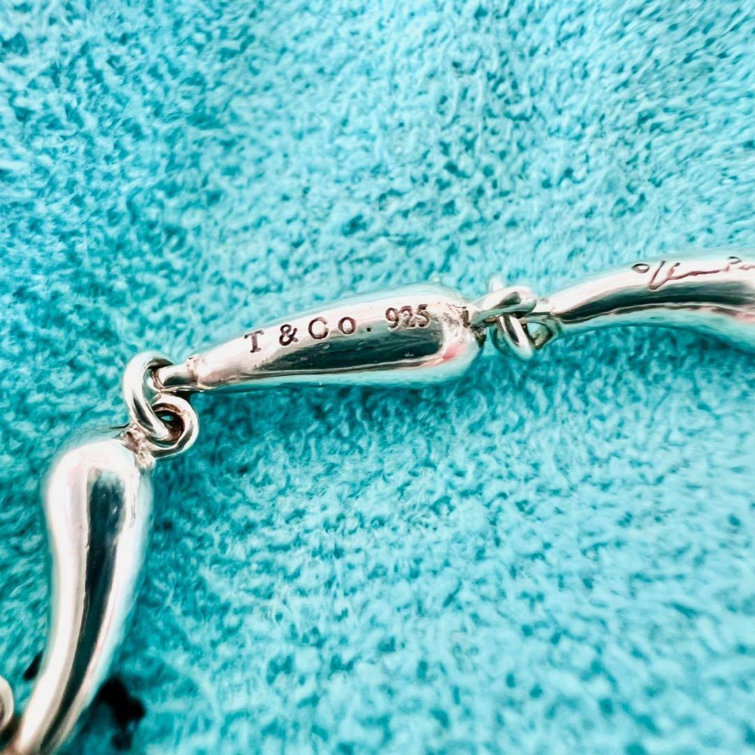 美品✨Tiffany　ティファニー　ブレスレット　ティアドロップ　雫