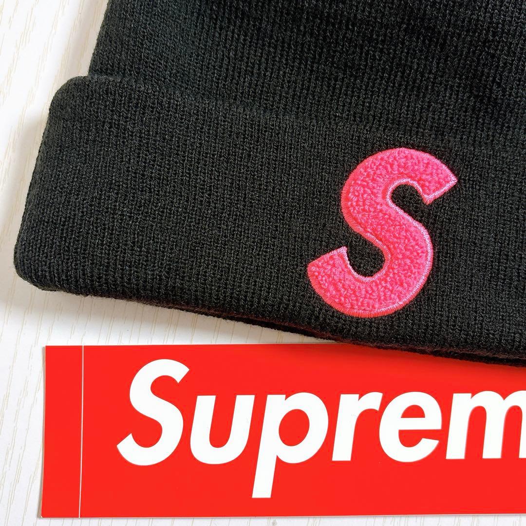 wanwan Supreme NEW ERA ニット帽　ビーニー　Sロゴ
