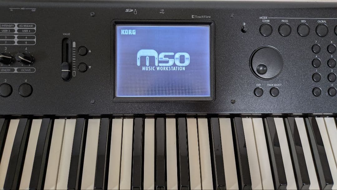 【持病対策済】KORG M50-73+純正電源アダプター、ダンパーペダル付