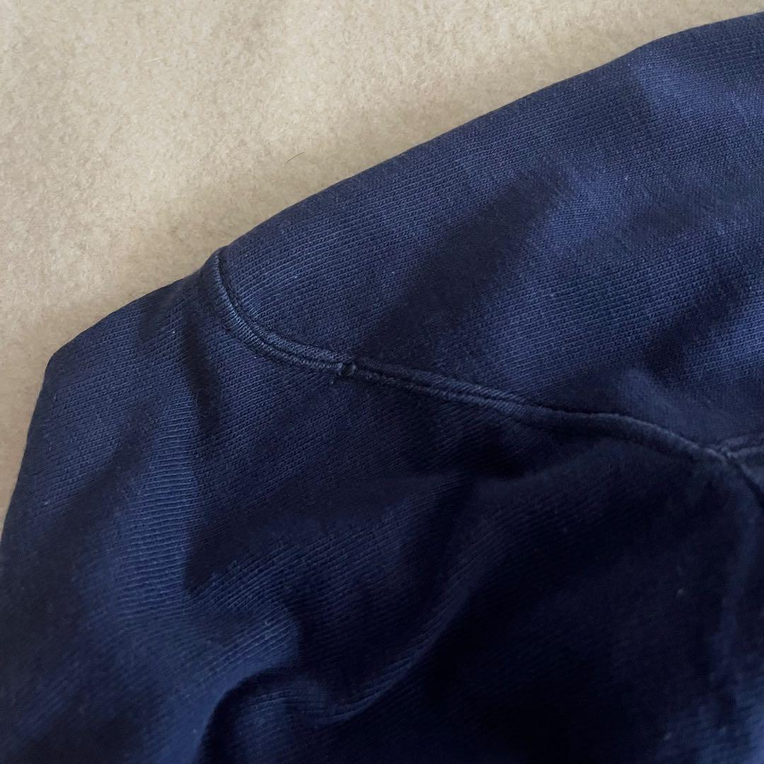 【L】60s champion フットボールTシャツ ネイビー タタキタグ