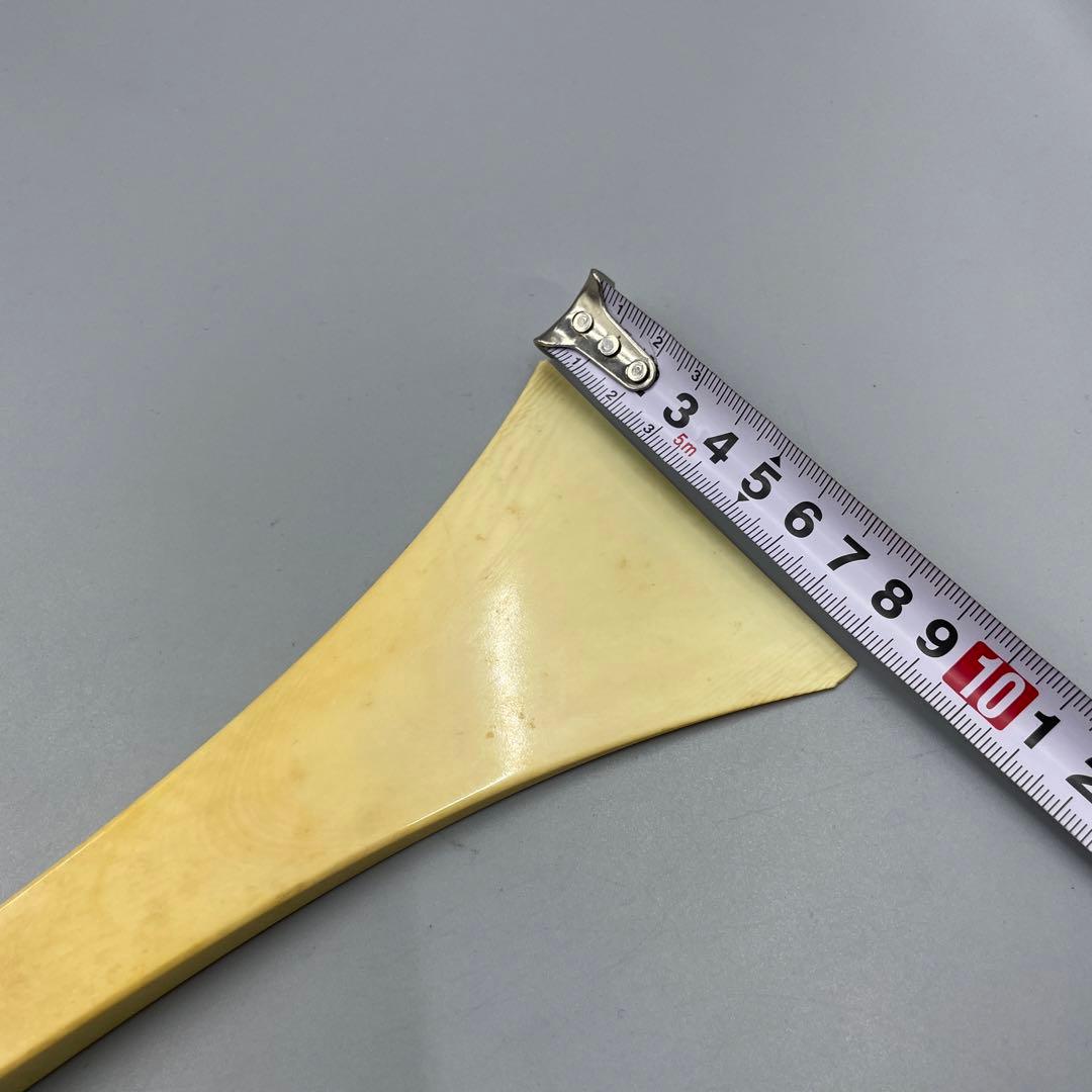 239ヴィンテージ 天然素材　三味線バチ　重さ約98g