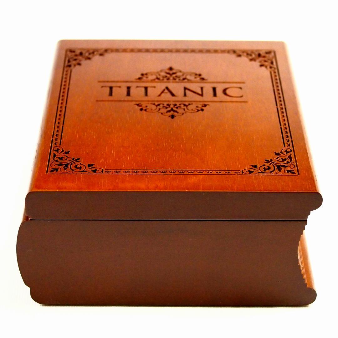 未使用　純正　非売品　タイタニック 木製置き時計　TITANIC　CLOCK