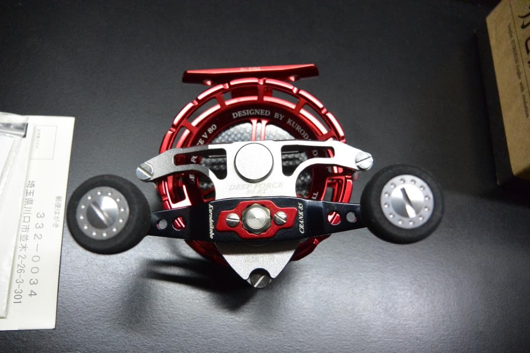 黒鯛工房　DEEP　FORCE　V80RT　左巻き　カセ　イカダ釣り