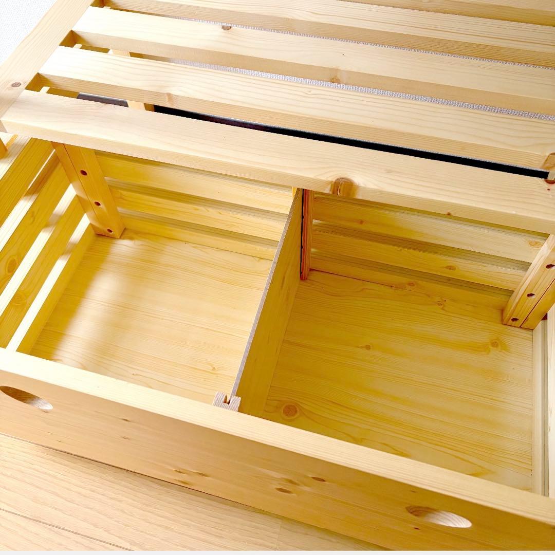 LOWYA/ロウヤ】キッチンワゴン タオルハンガー付き 天然木使用 - メルカリ