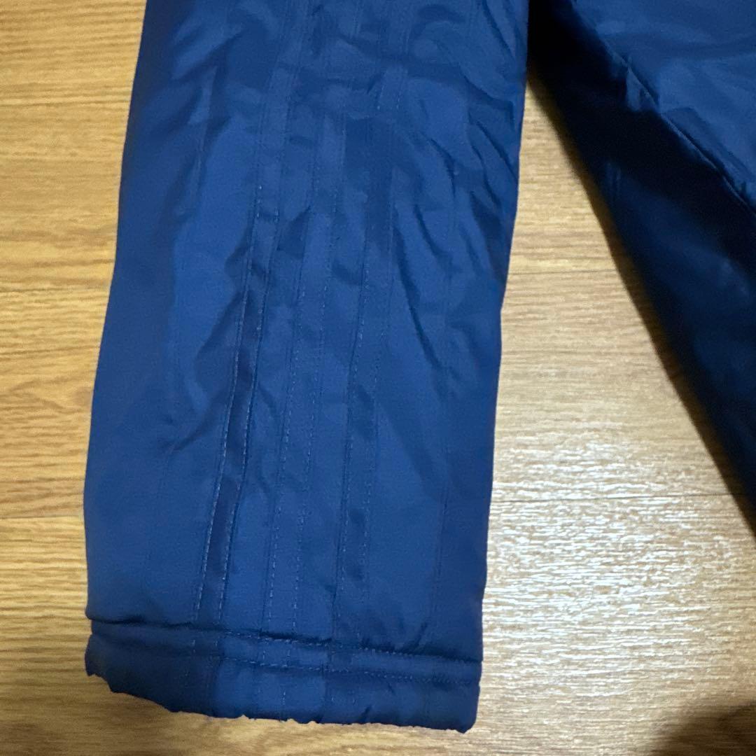 【中古・美品】松本山雅　adidas ネイビー ベンチコート Lサイズ