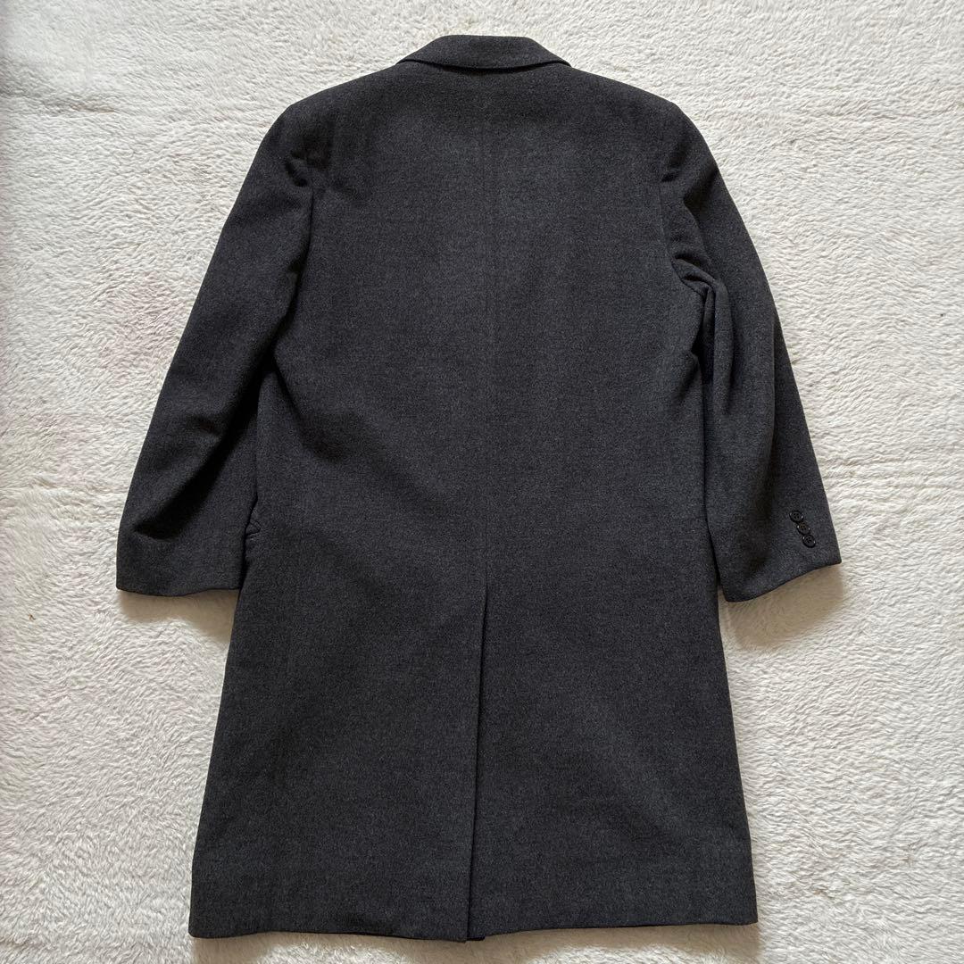 オースチンリード チェスターコート イングランド製 グレー ウール