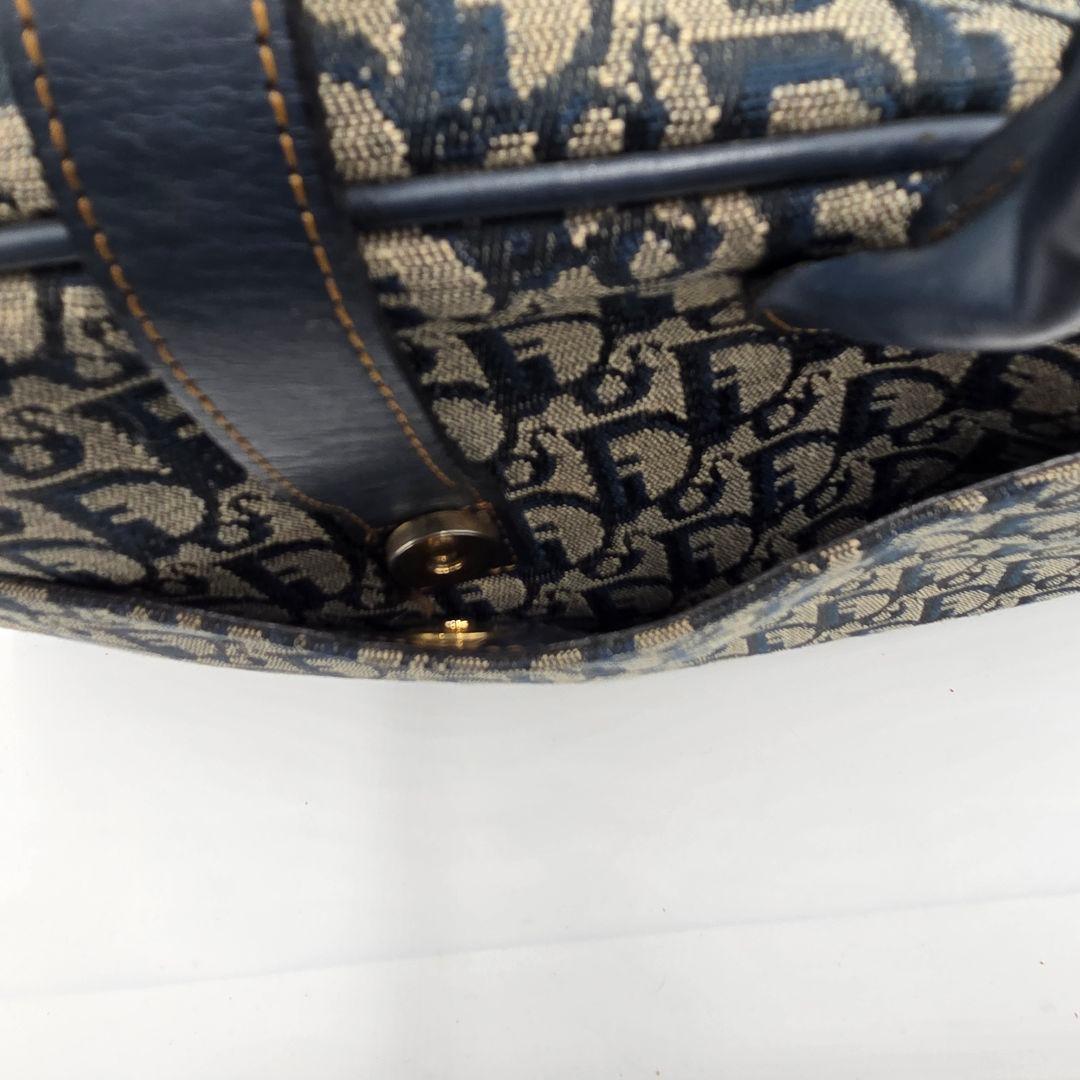 【良品】Dior ディオール トロッター ダブルサドル キャンバス