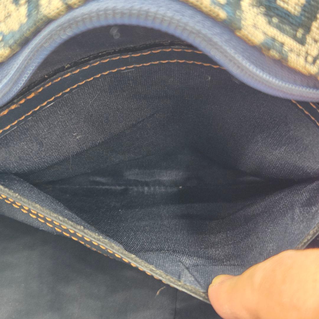 【良品】Dior ディオール トロッター ダブルサドル キャンバス