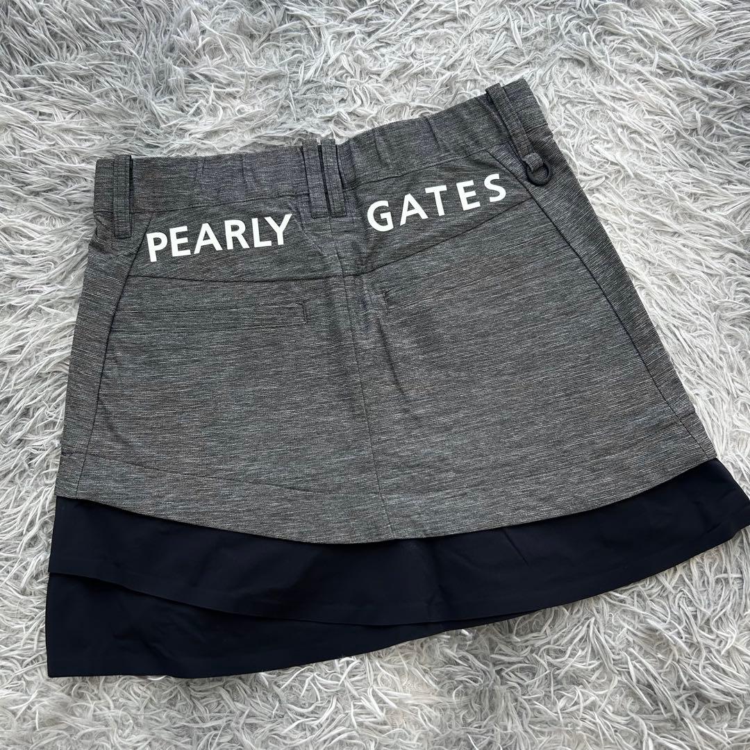 新品　パーリーゲイツ　セットアップ　ジャケット　パーカー　スカート　グレー　0