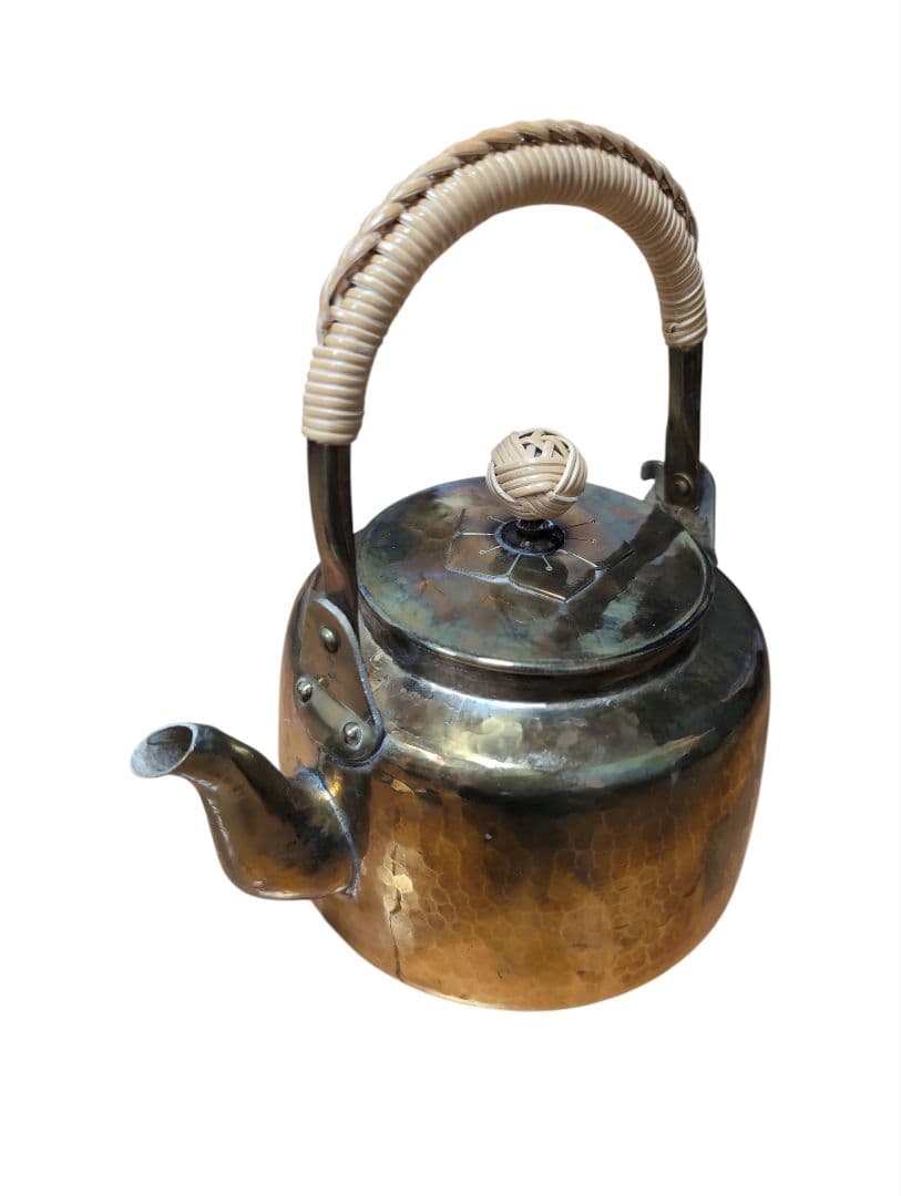 希少　京都 有次 真鍮 やかん 1.5L 江戸型