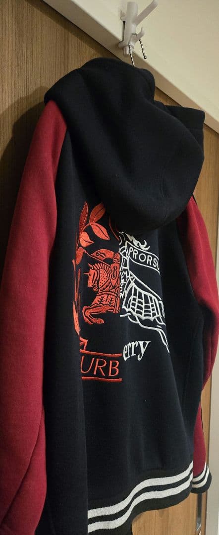 超希少品 BurberryLondon 総刺繍ホースロゴ パーカー