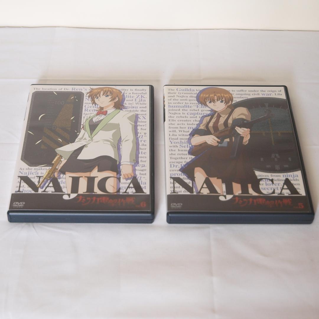 ナジカ電撃作戦 収納BOX付 DVD 全6巻セット 全巻特典カード付再生確認済み