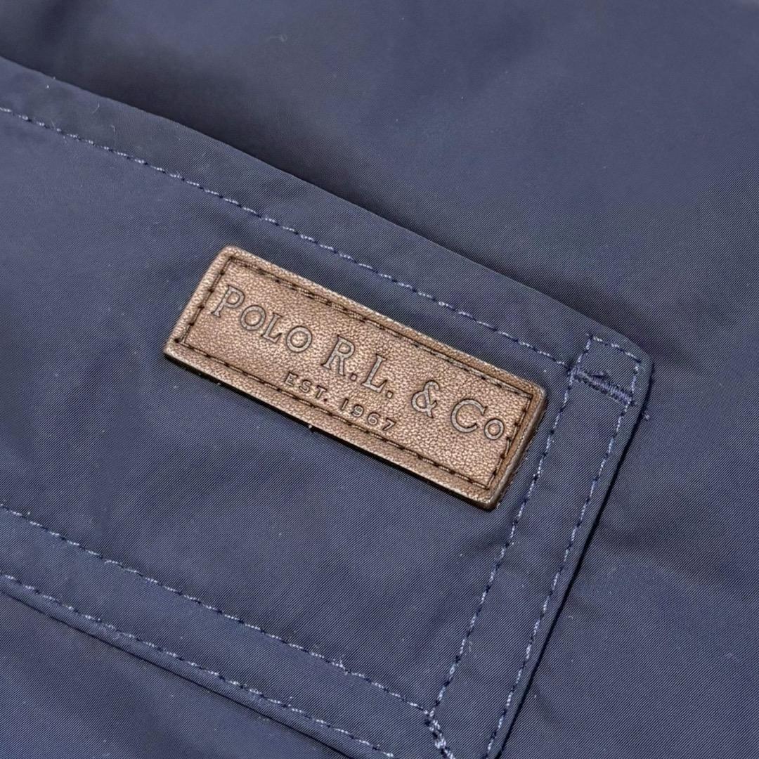未使用　ポロ ラルフローレン　中綿　ステンカラーコート　比翼　XXL　ネイビー