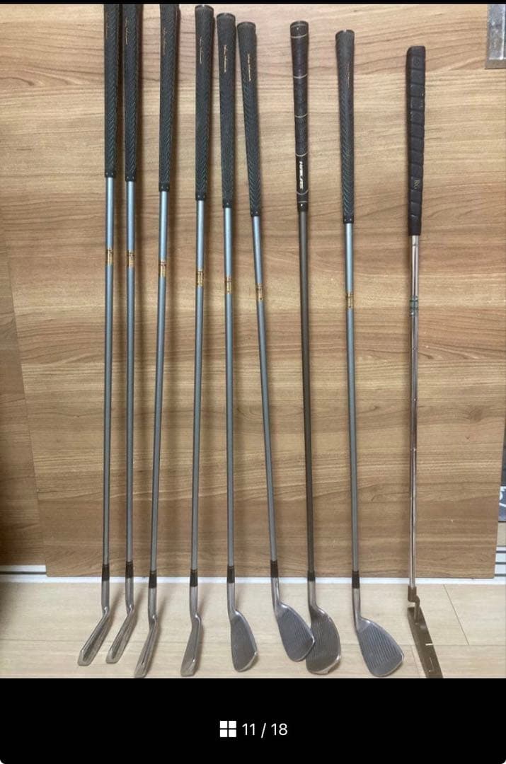 左利き用　ping HONMA ミズノ　キャディバッグ　クラブセット　レフティ