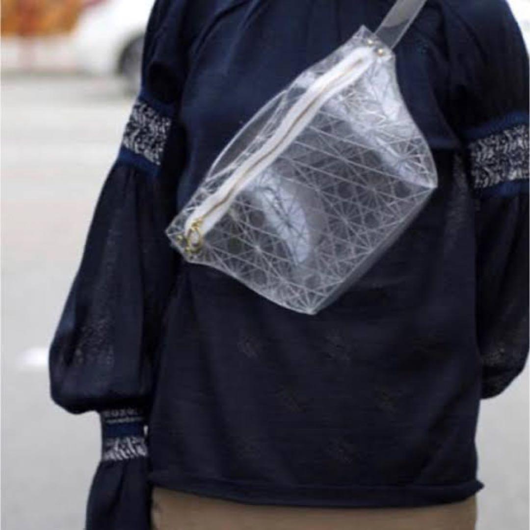 mame kurogouch マメ江戸切子 クリアボディバッグ　2019ss