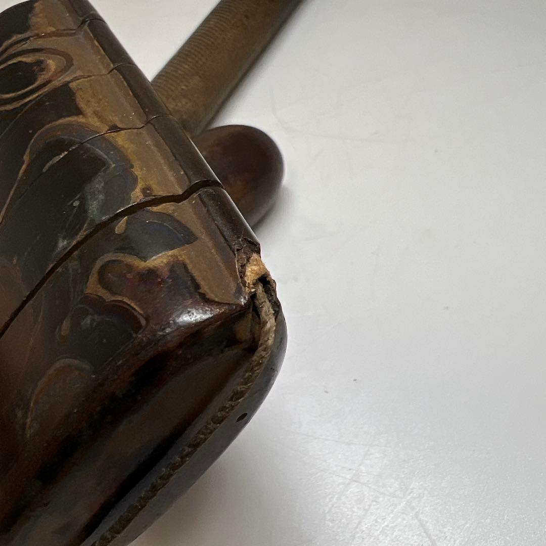 江戸時代　木製印籠、タバコ入　123g 東Y7-1204☆2Fタサオ