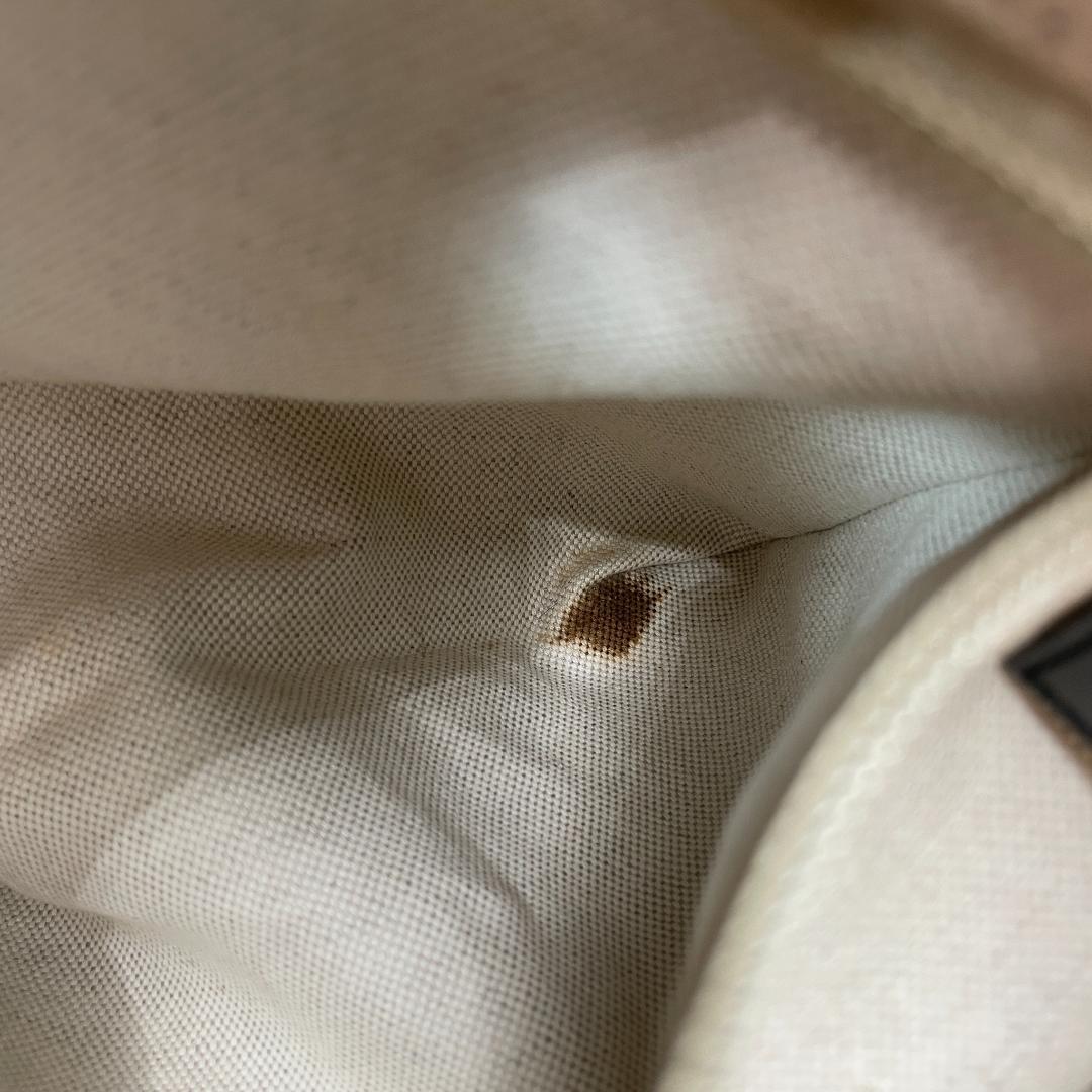 良品 GUCCI ショルダーバッグ キャンバス ブラック GG柄