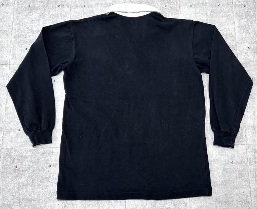 ALL BLACKS 長袖 ラガーシャツ レジャーライン オールブラックス