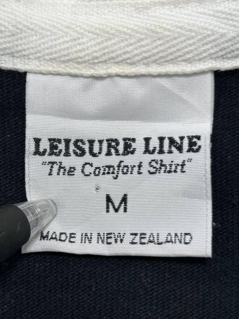 ALL BLACKS 長袖 ラガーシャツ レジャーライン オールブラックス