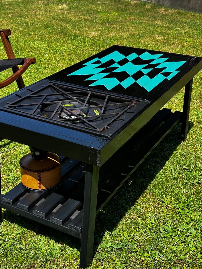 フラットバーナー　テーブル　オルテガ