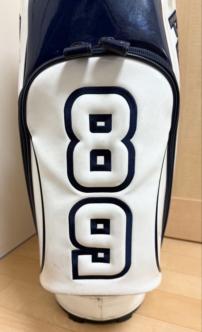 完売★パーリーゲイツ★キャディバッグ★エナメル★ゴルフ★ゴルフバッグ★レア★白