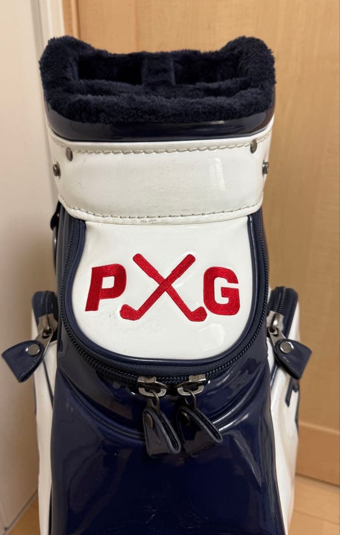 完売★パーリーゲイツ★キャディバッグ★エナメル★ゴルフ★ゴルフバッグ★レア★白