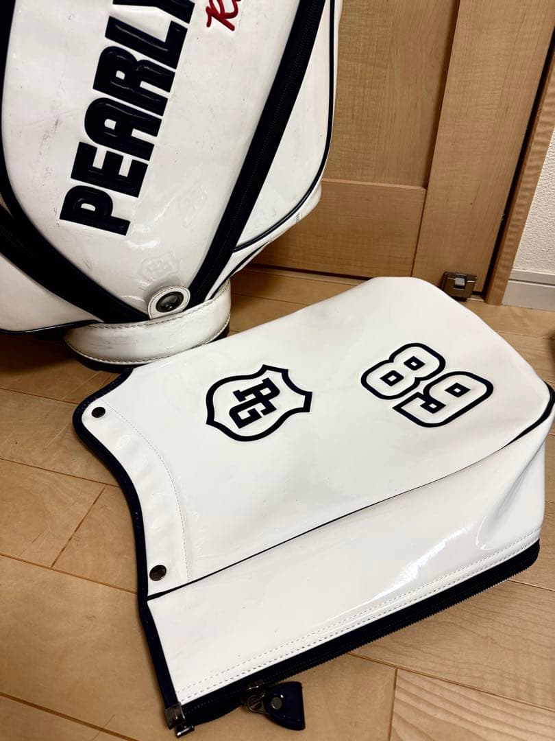 完売★パーリーゲイツ★キャディバッグ★エナメル★ゴルフ★ゴルフバッグ★レア★白