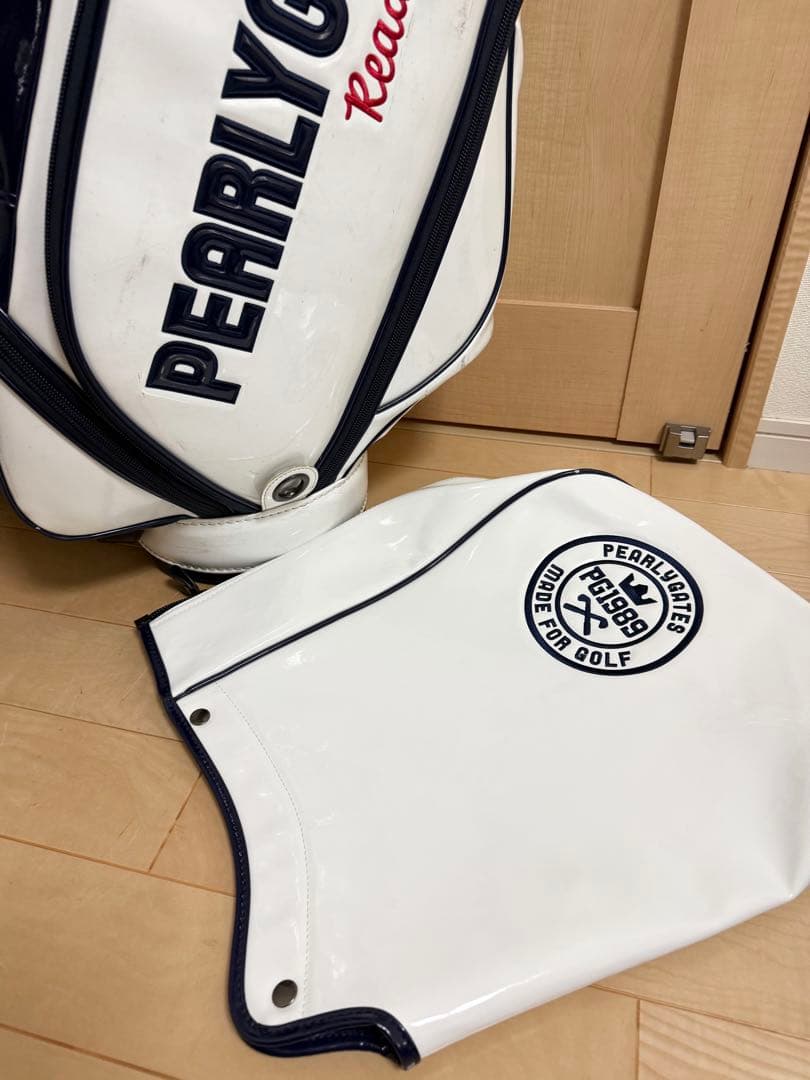 完売★パーリーゲイツ★キャディバッグ★エナメル★ゴルフ★ゴルフバッグ★レア★白