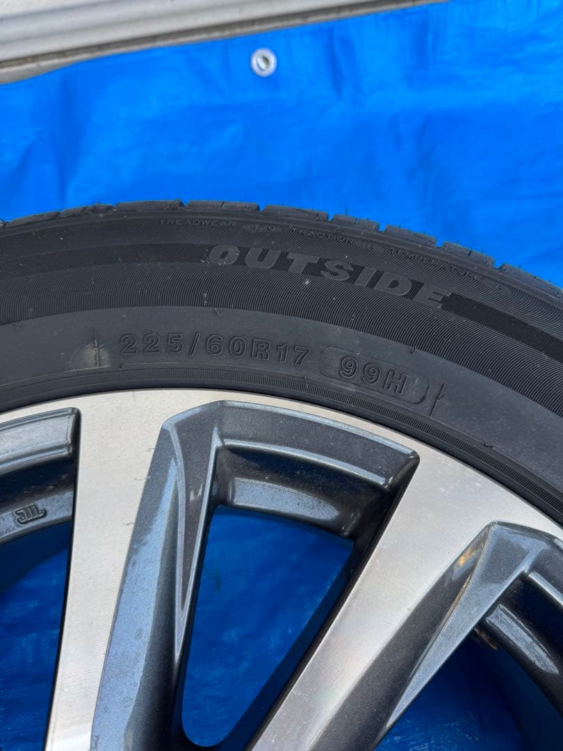 トヨタアルファード30前期純正17インチタイヤホイール4本セット2023年製