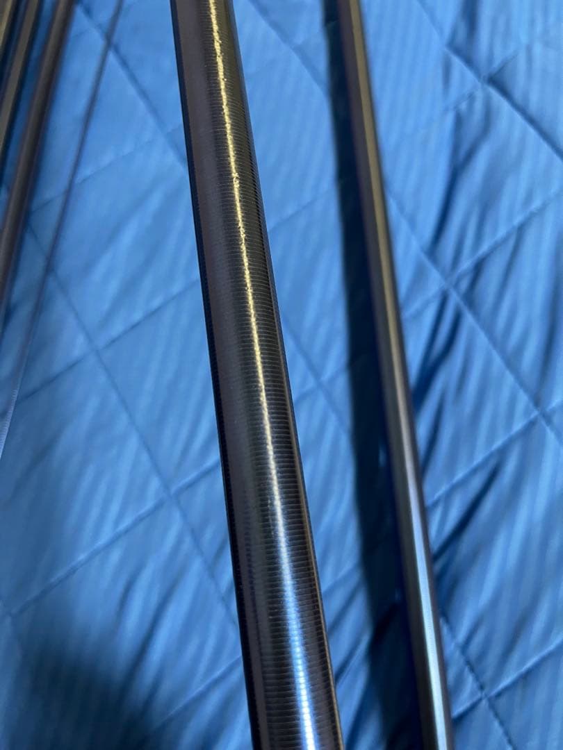 ジャンク鮎竿ダイワ銀影エアAテクニカル90Q SMTソリッド替穂先付き